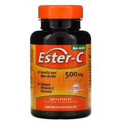 Эстер С-500 (American Health, Ester-C), 500 мг, 120 капсул