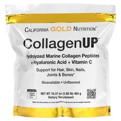 Рыбий Коллаген + Гиалуроновая кислота (California Gold Nutrition, CollagenUP), 464 г