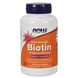 Біотин (Now Foods, Biotin), 10 000 мкг, 120 вегетаріанських капсул