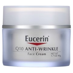 Крем для обличчя проти зморшок з Q10 (Eucerin, Q10 Anti-Wrinkle Face Cream), 48 г