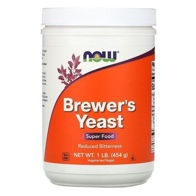 Пивні дріжджі (Now Foods, Brewer's Yeast), 454 г