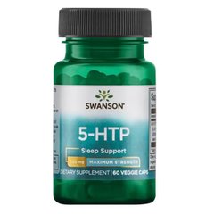 5-HTP (Swanson, 5-HTP), 200 мг, 60 вегетаріанських капсул