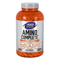 Амино Комплит (Now Foods, Amino Complete), 360 вегетарианских капсул