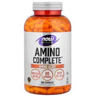 Амино Комплит (Now Foods, Amino Complete), 360 капсул