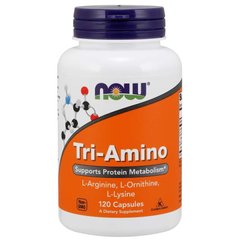 Аргинин, Орнитин и Лизин (Now Foods, Tri-Amino), 120 капсул
