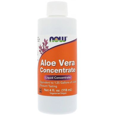 Концентрат алоэ вера (Now Foods, Aloe Vera Concentrate), 118 мл