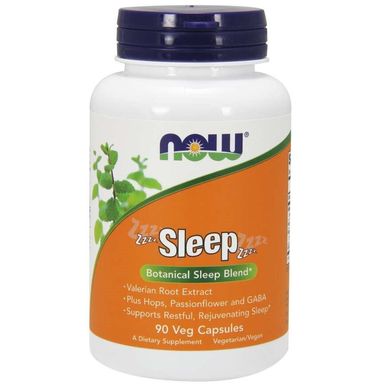 Здоровий сон (Now Foods, Sleep), 90 вегетаріанських капсул