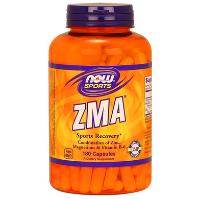 ZMA, Спортивное восстановление (Now Foods, ZMA, Sports Recovery), 180 капсул