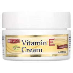 Крем із вітаміном Е, De La Cruz, Vitamin E Cream, 12 г