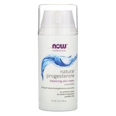 Прогестерон натуральный, крем (Now Foods, Natural Progesterone), 85 г