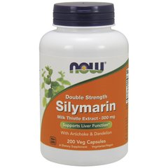 Силимарин (Now Foods, Silymarin), 300 мг, 200 вегетарианских капсул