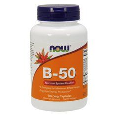 B-50 Комплекс (Now Foods, B-50), 100 вегетаріанських капсул