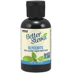 NOW Foods Better Stevia Liquid Sweetener, Glycerite, 2 fl oz (59 ml)