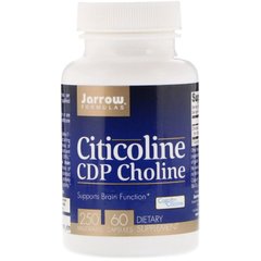 Цитиколін (Jarrow Formulas, Citicoline, CDP Choline), 250 мг, 60 капсул