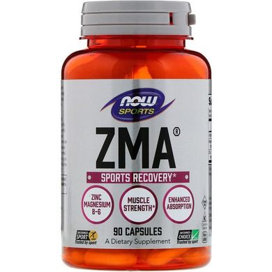 ZMA, Спортивное восстановление (Now Foods, ZMA, Sports Recovery), 90 капсул
