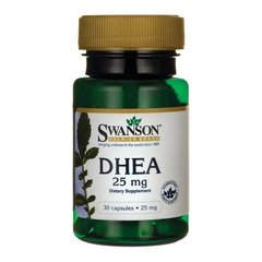 ДГЕА (Swanson, DHEA), 25 мг, 30 капсул