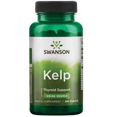 Келп, Swanson, Kelp, 250 таблеток