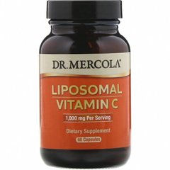 Липосомальный Витамин C (Dr. Mercola, Liposomal Vitamin C), 1000 мг, 60 капсул