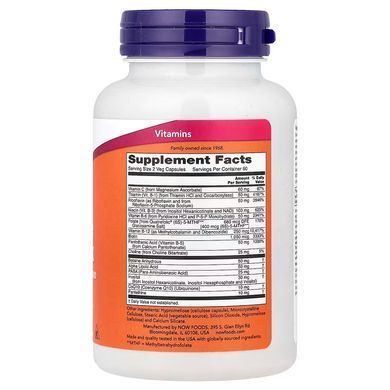 Коэнзим B-комплекс (Now Foods, Co-Enzyme B-Complex), 120 вегетарианских капсул