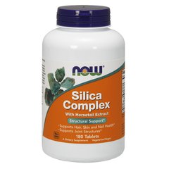 Кремниевый комплекс (Now Foods, Silica Complex), 180 таблеток