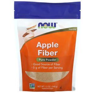 Яблучна клітковина (Now Foods, Apple Fiber), 340 гр
