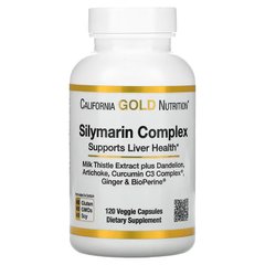 Комплекс Силімарина (California Gold Nutrition, Silymarin Complex), 120 вегетаріанських капсул