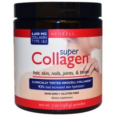 Супер Колаген, Тип 1 і 3 (Neocell, Super Collagen, Type 1 & 3), 198 г