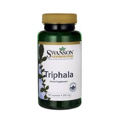 Трифала (Swanson, Triphala), 500 мг, 100 капсул