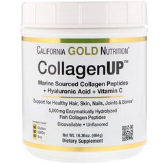 Риб'ячий Колаген + Гіалуронова кислота (California Gold Nutrition, CollagenUP), 464 г
