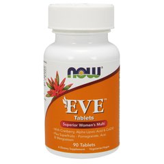 Єва, Мультивітаміни для жінок (Now Foods, Eve Superior Women's Multi), 90 таблеток