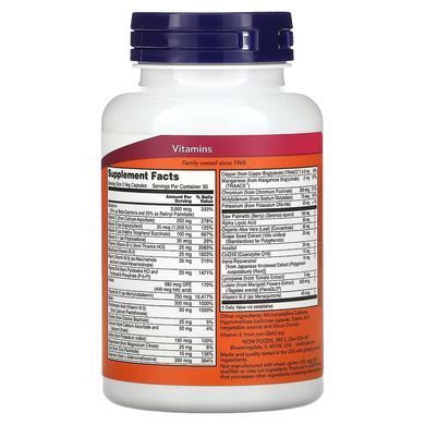 Вітаміни для чоловіків - мультивітамінний комплекс Адам (Now Foods, ADAM, Superior Men's Multi), 90 вегетаріанських капсул
