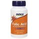 Фолієва кислота з вітаміном B-12 (Now Foods, Folic Acid with Vitamin B-12), 800 мкг, 250 таблеток