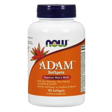 АДАМ, Вітаміни для чоловіків (Now Foods, ADAM, Superior Men's Multi), 90 м'яких капсул