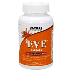 Єва, Мультивітаміни для жінок (Now Foods, Eve Superior Women's Multi), 180 таблеток