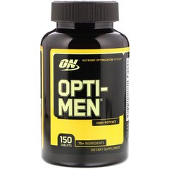 Вітамінний комплекс для чоловіків Opti-Men, Optimum Nutrition, 150 таблеток
