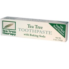 Зубна паста з маслом чайного дерева і харчовою содою (Tea Tree Therapy, Tea Tree Toothpaste, with Baking Soda), 142 г