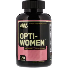 Вітамінний комплекс для жінок Opti-Women, Optimum Nutrition, 120 капсул