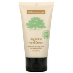 Крем для рук з маслом Аргана, марули, кокоса і ши (Mild By Nature, Argan Oil Hand Cream), 71 г