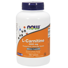 L-Карнітин (Now Foods, L-Carnitine), 1000 мг, 100 таблеток