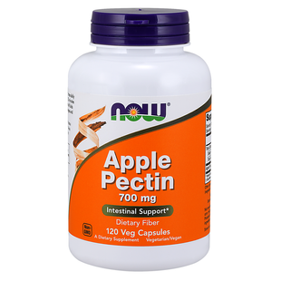 Яблочный пектин (Now&nbsp;Foods, Apple Pectin), 700 мг, 120 вегетарианских капсул
