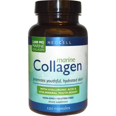 Морський Колаген + HA (Neocell, Marine Collagen + НА), 120 капсул