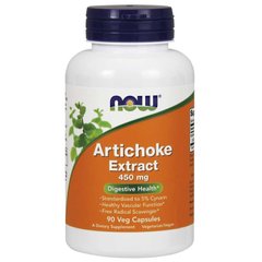 Екстракт артишоку (Now Foods, Artichoke Extract), 450 мг, 90 вегетаріанських капсул