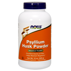 Подорожник (Now Foods, Psyllium Husk Powder), 340 грам