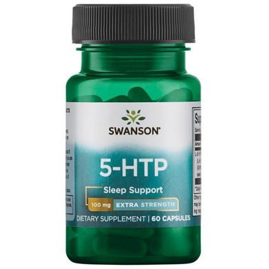 5-HTP Екстра сила (Swanson, 5-HTP - Extra Strength), 100 мг, 60 капсул