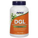 Де-Глицирризиновый экстракт солодки (Now Foods, DGL), 100 жевательных таблеток