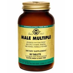 Вітаміни для чоловіків (Solgar, Male Multiple), 60 таблеток