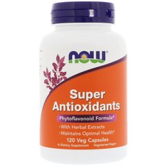 Супер Антиоксиданты (Now Foods, Super Antioxidants), 120 вегетарианских капсул