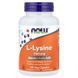 L-Лизин (Now Foods, L-Lysine ), 500 мг, 100 вегетарианских капсул