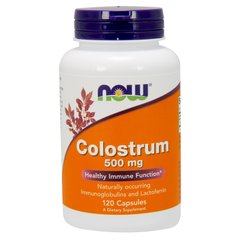 Молозиво (Now Foods, Colostrum), 500 мг, 120 капсул