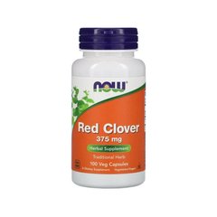 Червона конюшина (Now Foods, Red Clover), 375 мг, 100 вегетаріанських капсул